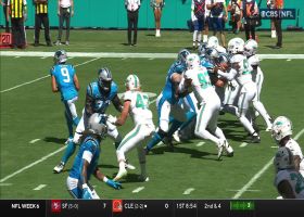 Chuba Hubbard rumbles through defenders on 6-yard TD