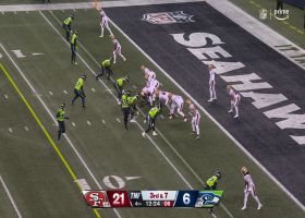 Purdy dots Jennings for chain-moving pickup on third down