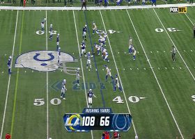 Stafford hits Nacua in stride along the sideline for a 17-yard reception