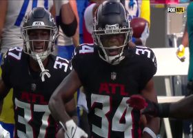 Darren Hall preserves Falcons' comeback attempt with forced fumble on Kupp
