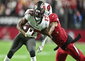 Brady squeezes 23-yard back-shoulder dime to Russell Gage with immaculate precision