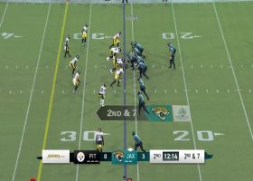 Lawrence showcases pinpoint accuracy with 14-yard missile to Jones