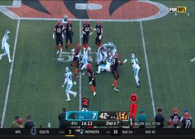 Yetur Gross-Matos blasts through for smooth tackle for loss