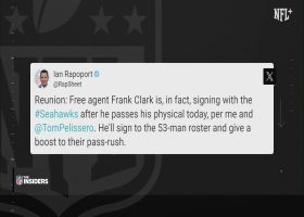 Rapoport: Seahawks to sign DE Frank Clark