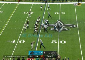 Darnold connects with Terrace Marshall for clutch 21-yard connection