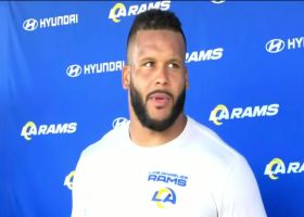 Aaron Donald reacts to record-breaking deal at Rams minicamp
