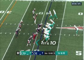 Bridgewater dots Waddle on 23-yard connection into red zone with sheer accuracy