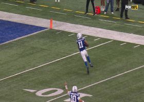 Minshew's 50th career TD pass ends with pylon race by Pittman Jr.
