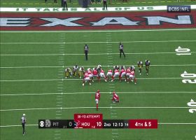Ka'imi Fairbairn's 38-yard FG extends Texans' lead to 13-0