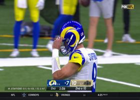 Stafford lofts sideline dime to Jefferson for 14-yard gain