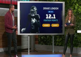 Frelund projects Drake London's point total for Week 10 | 'NFL Fantasy Live'