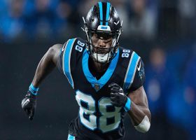 Terrace Marshall Jr. sheds multiple Falcons on 43-yard catch and run