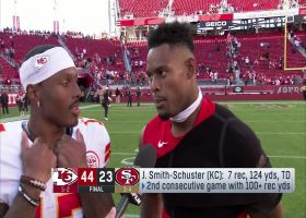 Hardman, Smith-Schuster react to Chiefs Week 7 win vs. 49ers
