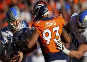 Dre'Mont Jones overpowers Lions line for third-down sack