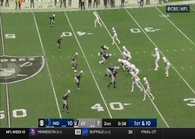 Granson levitates off of Raiders' midfield crest for 13-yard grab