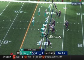 Mac Jones anticipates Henry's location perfectly on 29-yard connection