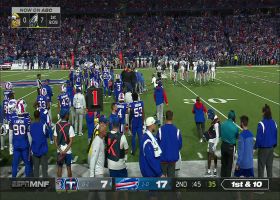 Bills teammates join Dane Jackson on the field to show support