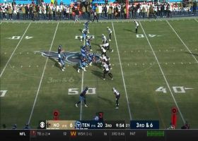 Marcus Davenport POWERS OT into Ryan Tannehill on third-down sack