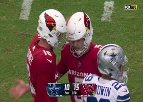 Matt Prater's 43-yard FG extends Cardinals' lead to 18-10 vs. Cowboys