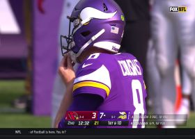 Cousins hits Thielen on WR's long crossing route for 16-yard pickup