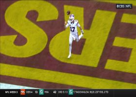Josh Allen uses Tannehill's trademark celebration on 10-yard TD run