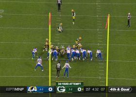 Mason Crosby's 34-yard FG opens scoring in Rams-Packers on 'MNF'
