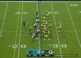 Panthers pounce on Aaron Rodgers for huge sack on third down