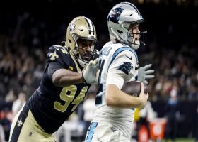 Cam Jordan's high-motor sack deters Panthers' third-down try