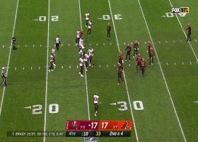 Brady lofts pinpoint 26-yard pass to Julio Jones in the clutch