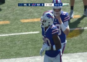 Zack Moss bounces outside for 27-yard gain vs. Colts