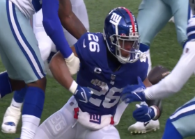 Demarcus Lawrence showcases perfect 'peanut punch' on Saquon Barkley