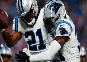 Multiple Panthers tip Case Keenum pass before Jeremy Chinn secures INT