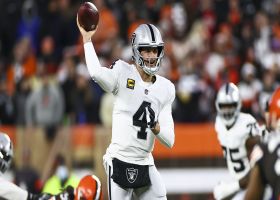Carr makes Browns pay for doubling Renfrow with 11-yard throw to DeSean Jackson