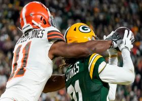 Eric Stokes denies Browns' game-tying try with PBU on Mayfield's two-point throw