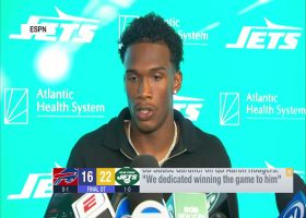 Garrett Wilson on Aaron Rodgers' injury: 'Just something you hate to see as a competitor'