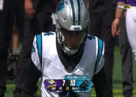 Eddy Pineiro nails his career-long 56-yard FG to end the first half