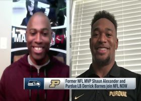 Derrick Barnes on what it's like to look up to cousin Shaun Alexander