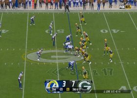 Love's 18-yard laser dots Doubs for third-and-17 conversion
