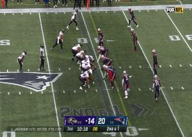 Justice Hill shows off elusiveness on 34-yard rush