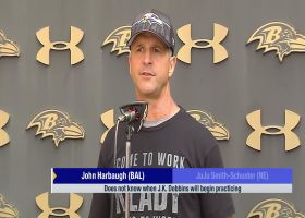John Harbaugh on J.K Dobbins: 'I don't know when he's going to come back, but I'm going to be really happy when he does'