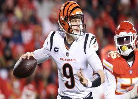 Burrow's 23-yard pass to Hurst converts on third-and-16 inside of one minute left