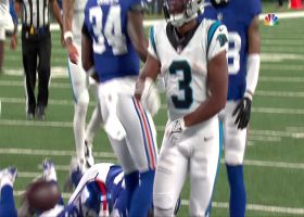 Raheem Blackshear powers through for 1-yard TD rush