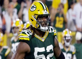 Rashan Gary collapses pocket on Fields for sack