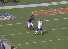 Byron Murphy snags INT on Bagent's errant launch in fourth quarter
