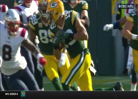 Rodgers hits Lazard in stride for 24-yard catch and run