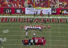 Buccaneers end first half with 25-yard FG to take lead
