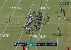 Lloyd, Oluokun meet Davis Mills in the backfield for a sack