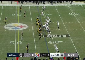 Cameron Heyward breaks out snow-angel celebration after clutch sack of Carr