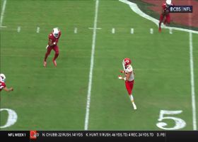 Kelce gets WIDE open to snag Mahomes' 26-yard floater