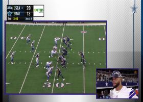 Markquese Bell's ricochet INT hypes up Dak Prescott on the sideline
